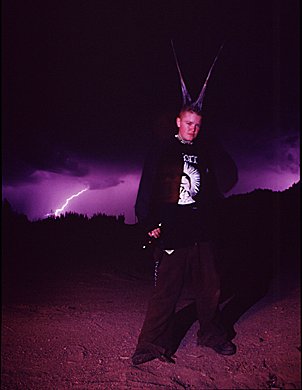 Lightning at Diablo Canyon, New Mexico